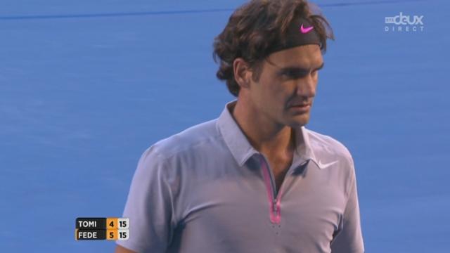 3e tour. Federer-Tomic (6-4): un 1er set remporté assez facilement par Federer
