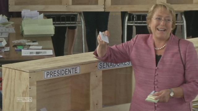Michelle Bachelet aux urnes pour la présidentielle chilienne