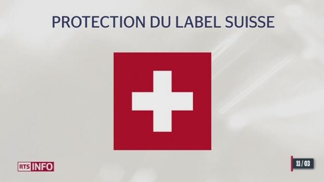 Le Conseil national veut protéger les produits d'origine suisse