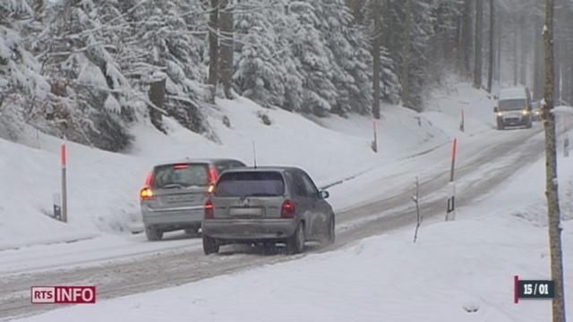 La neige a encore une fois bloqué considérablement la circulation