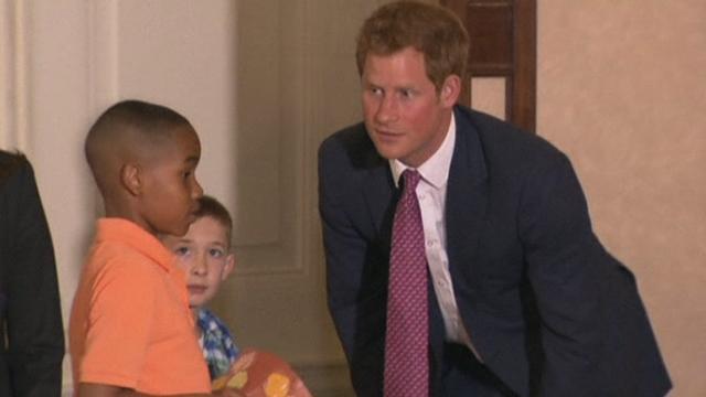 Le prince Harry à la Maison Blanche