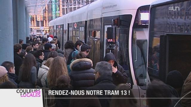 Les Genevois réclament le retour du tram 13