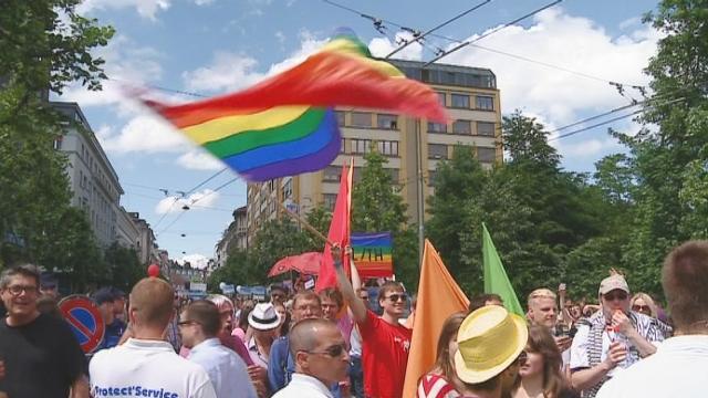 Heurts lors de la Pride 2013 à Fribourg