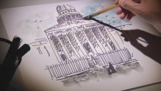 En bonus: Fiami dessine le Panthéon