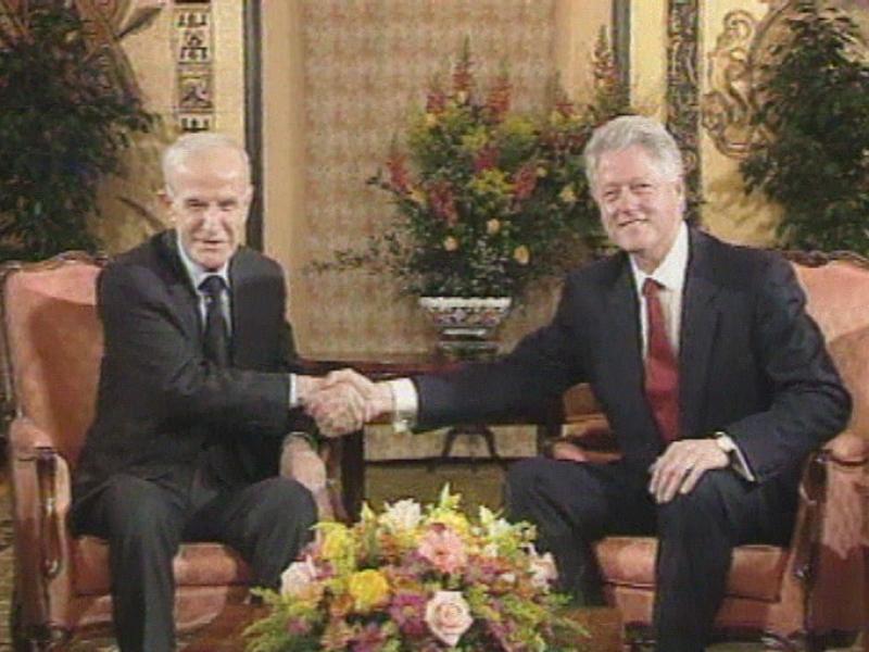 A Genève en 2000, le sommet Assad Clinton échoue. [RTS]