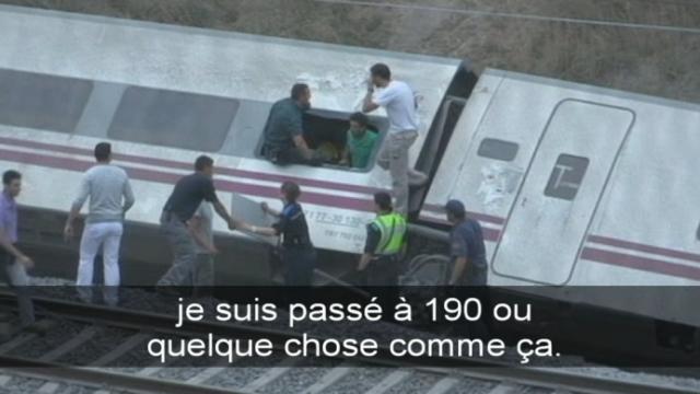L'appel poignant du conducteur après l'accident de train en Espagne