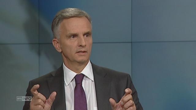 Didier Burkhalter commente les prochains défis diplomatiques de la Suisse