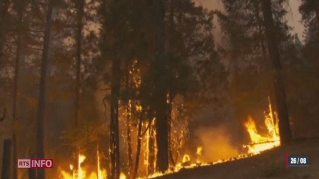 Un important incendie s'est déclenché dans le célèbre parc national de Yosemite en Californie