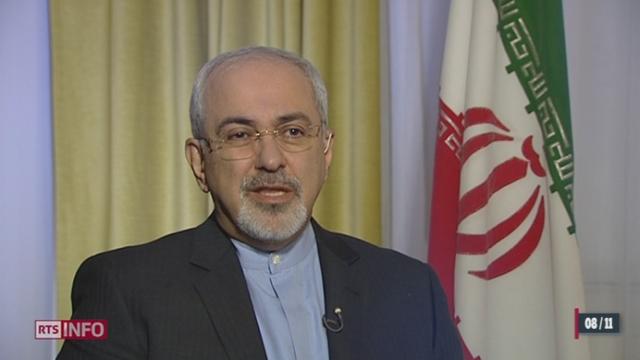 Le ministre iranien des Affaires étrangères Mohammad Javad Zarif souhaite une levée des sanctions contre l’Iran