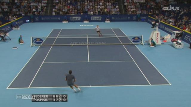 Tennis - Swiss Indoors: Federer gagne sa place en finale