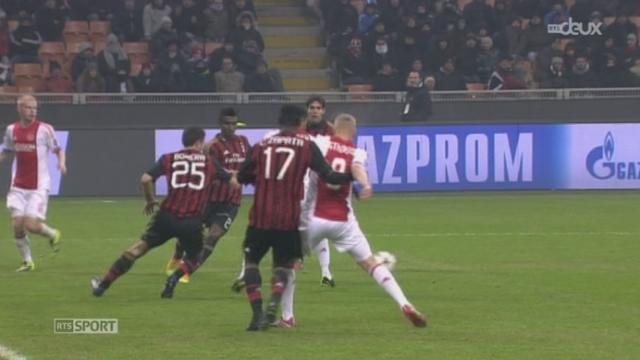 AC Milan - Ajax (0-0): Malgré une forte domination, l'Ajax ne parvient pas à s'imposer et laisse la 2ème place à Milan