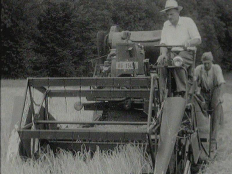 Le nouveau visage de l'agriculture en 1964. [RTS]