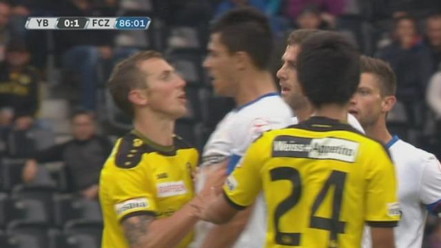 (10e j.): BSC Young Boys - FC Zurich. 86e minute: le match se termini mal, le climat est pourri