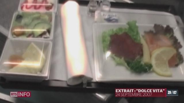 Les plateaux repas servis dans les avions au départ de Genève ne respecteraient pas les règles d'hygiène