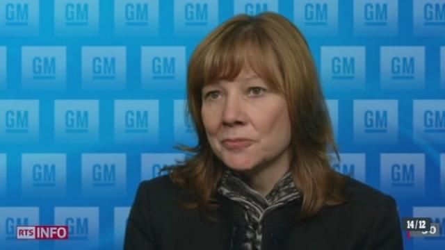 Le groupe General Motors sera désormais dirigé par une femme, Mary Barra
