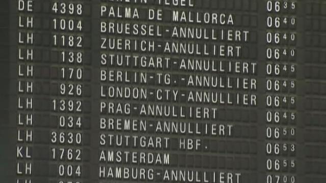 L'aéroport de Francfort paralysé par une grève