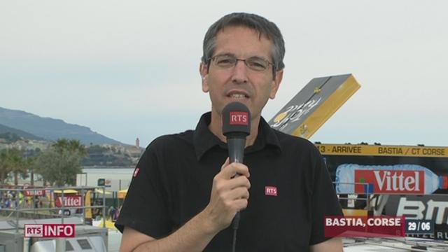 Cyclisme - Départ du Tour de France: le point avec Patrick Délétroz à Bastia