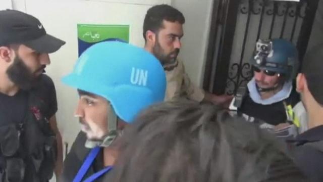 Les inspecteurs de l'ONU sur le terrain syrien