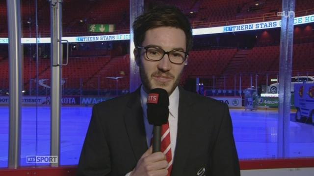 Hockey - Championnats du monde: l'attaquant Thibaut Monnet fait le point sur l'équipe de Suisse avant la finale (1-2)