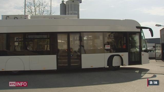 Les ateliers d'ABB Sécheron à Genève proposent un bus électrique qui se recharge en seulement 15 secondes