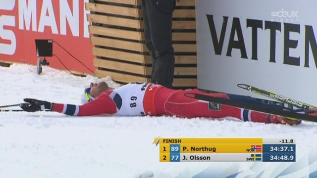 15km messieurs: médaille d’or pour Petter Northug épuisé