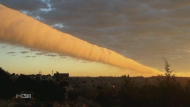 Un étrange rouleau de nuage au dessus du Texas