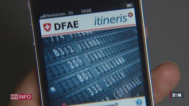 Le DFAE livre ses conseils aux voyageurs suisses via smartphones