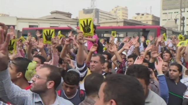 Manifestation pacifique des pro-Morsi au Caire