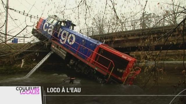 VD : un accident de locomotive pour le moins inédit a eu lieu à Penthalaz