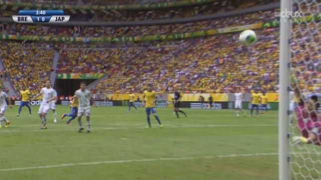 Gr. A. Brésil - Japon (1-0). 2'54'' de jeu et Neymar ouvre le score pour le Brésil