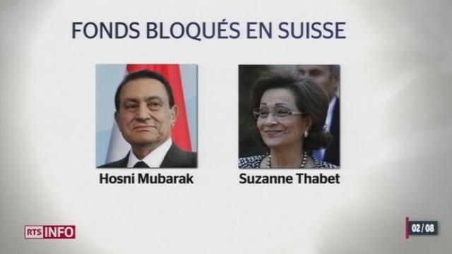 La restitution des fonds suisses appartenant à la famille du dictateur déchu Hosni Moubarak pose problème