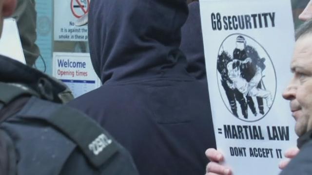 Actions de protestation et arrestations en marge du G8