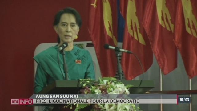 Birmanie: réélection à l'unanimité pour Aung San Suu Kyi à la tête de son parti