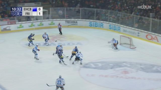 Hockey / Championnat de LNA (39e j.): Bienne - Fribourg (1-2ap) + itw Benjamin Plüss (Fribourg) et Gaëtan Haas (Bienne)