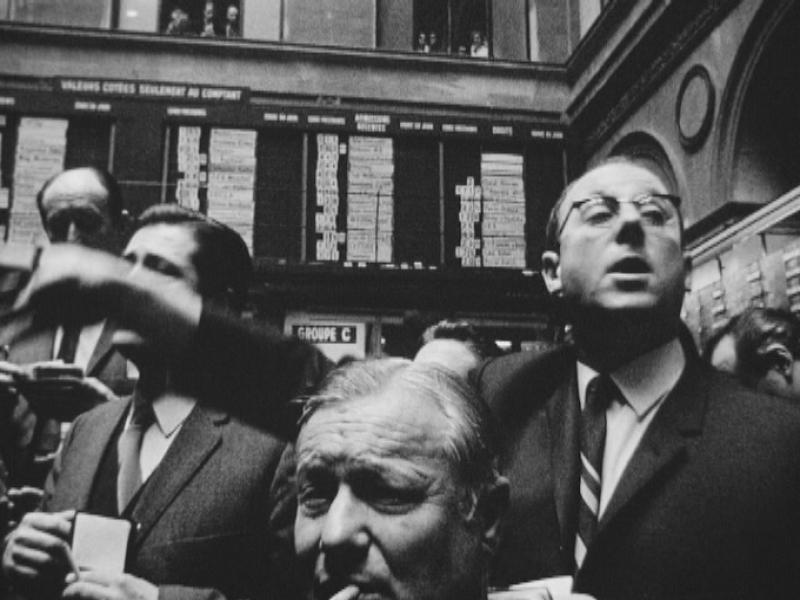 La bourse de Genève en 1970. [RTS]