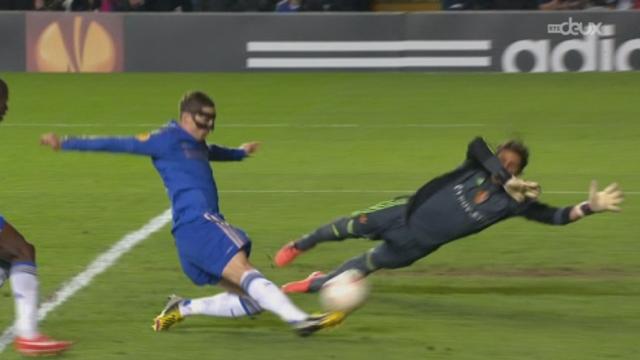 ½ finale (retour) Chelsea – Bâle (1-1): égalisation de Torres pour Chelsea