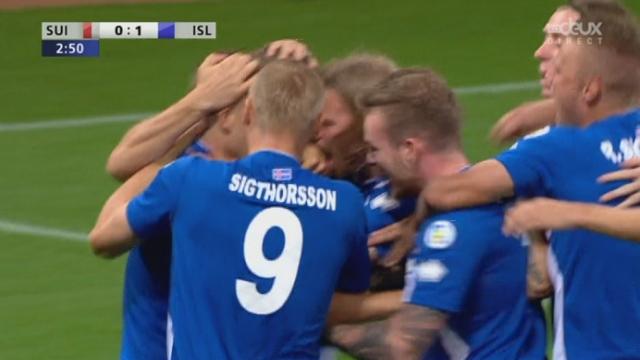 Suisse - Islande (0-1). 2'42'' de jeu et c'est déjà 0-1!