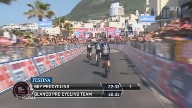 Cyclisme - Giro: Sky se fait plaisir lors du contre-la-montre par équipe