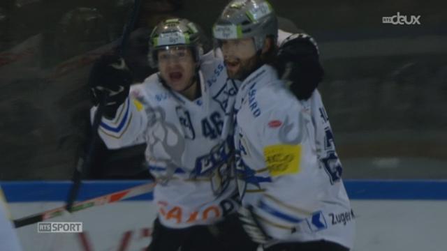 Hockey-LNA (24e j.): Lausanne s'incline à domicile face à Zoug (1-2)