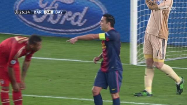 1-2 (retour). Barcelone - Bayern (0-0): Belle reprise de Xavi mais ça ne rentre pas pour le Barça!