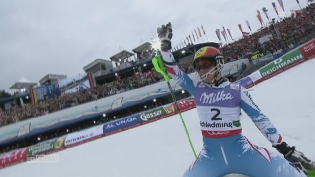 Ski alpin / Championnat du monde de Schladming / slalom homme: l'Autrichien Marcel Hirscher s'impose devant son rival du moment, l'Allemand Felix Neureuther