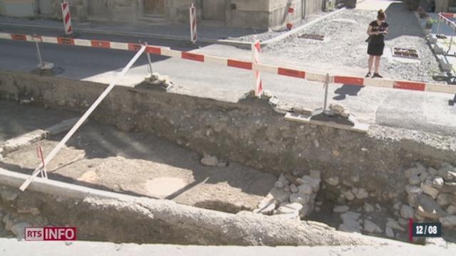 St-Maurice (VS): des archéologues ont mis au jour les vestiges d'une église à côté de l'abbaye