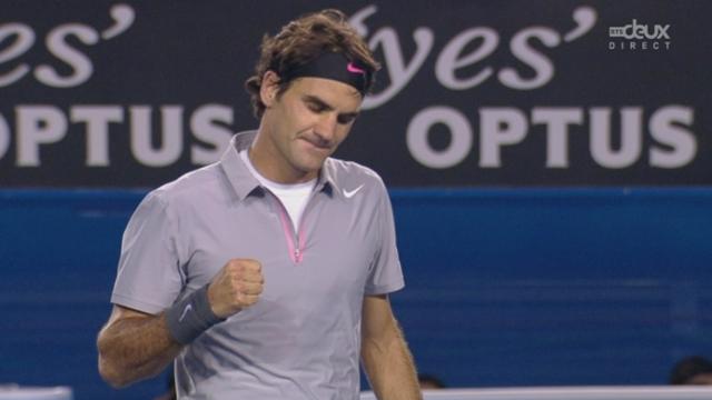3e tour. Federer-Tomic (6-4; 7-6; 2-0): Quel dernier point de Federer qui s'empare du service de Tomic!