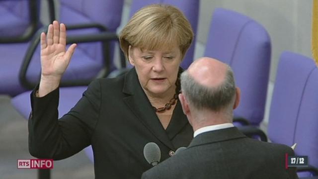 Angela Merkel a officiellement été élue pour un troisième mandat