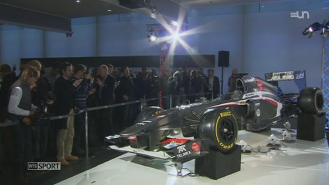 Formule 1: l'écurie Sauber-Ferrari a dévoilé sa nouvelle voiture pour la saison 2013