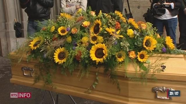 Les obsèques du patron de Swisscom Carsten Schloter ont eu lieu ce lundi à Fribourg