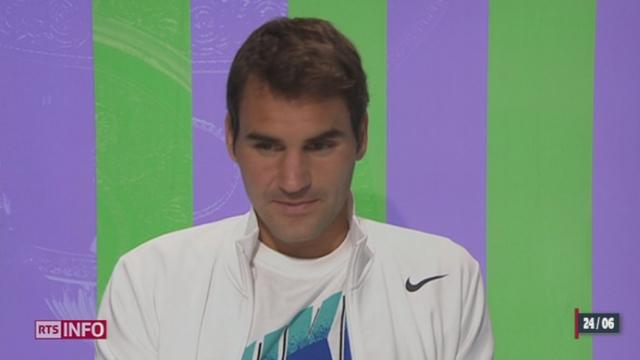 Wimbledon: Roger Federer n'a laissé aucune chance à son adversaire