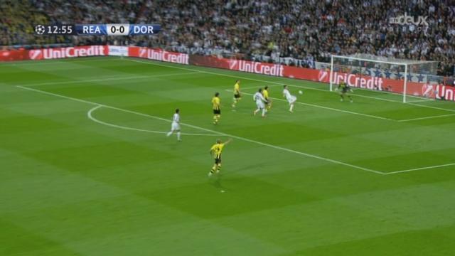 1-2 (retour). Real Madrid - Borussia Dortmund (0-0): Le match s’intensifie des deux côtés à l’image de Lewandowski puis de Ronaldo qui sont très proche d’ouvrir le score pour les deux équipes.