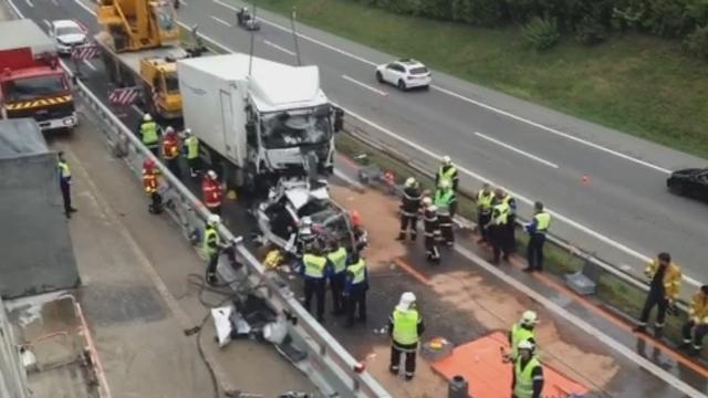 Grave accident sur l'autoroute A9