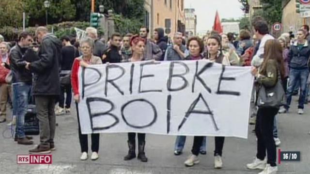 Italie- L'enterrement du criminel de guerre Erich Priebke a été annulé